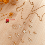 Collier en acier inoxydable à personnaliser avec la lettre de son choix