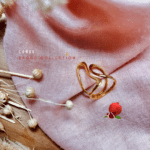 Bague en forme de vague acier inoxydable