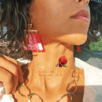 Collier original en acier inoxydable avec gros maillons