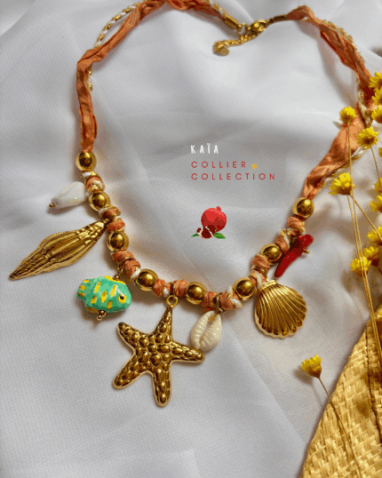 Collier breloques en acier inoxydable