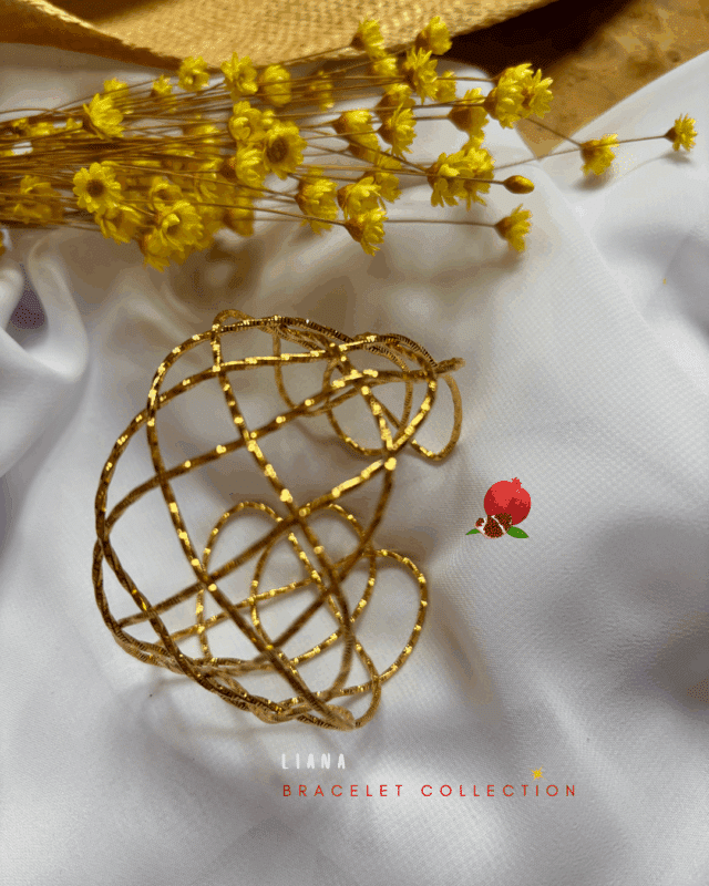 Jonc épais travaillé et texturé Largeur : 3 cm