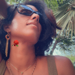 Boucle d'oreille pendante avec pampilles Clou d'oreille en forme de petite créole  Acier inoxydable