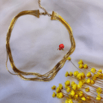 Collier ras de cou  (10 chainettes multiples) En acier inoxydable Tour de cou : 35 cm Ajustable de 35 cm à 43,5 cm